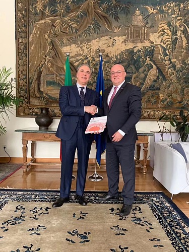Chamber Vice President Massimo Bagnasco meets newly-appointed Italian Ambassador to China